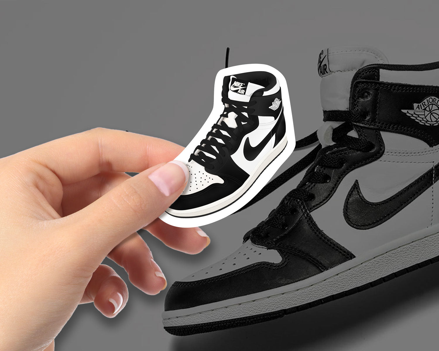 Air Jordan 1 'Black & White' Sticker