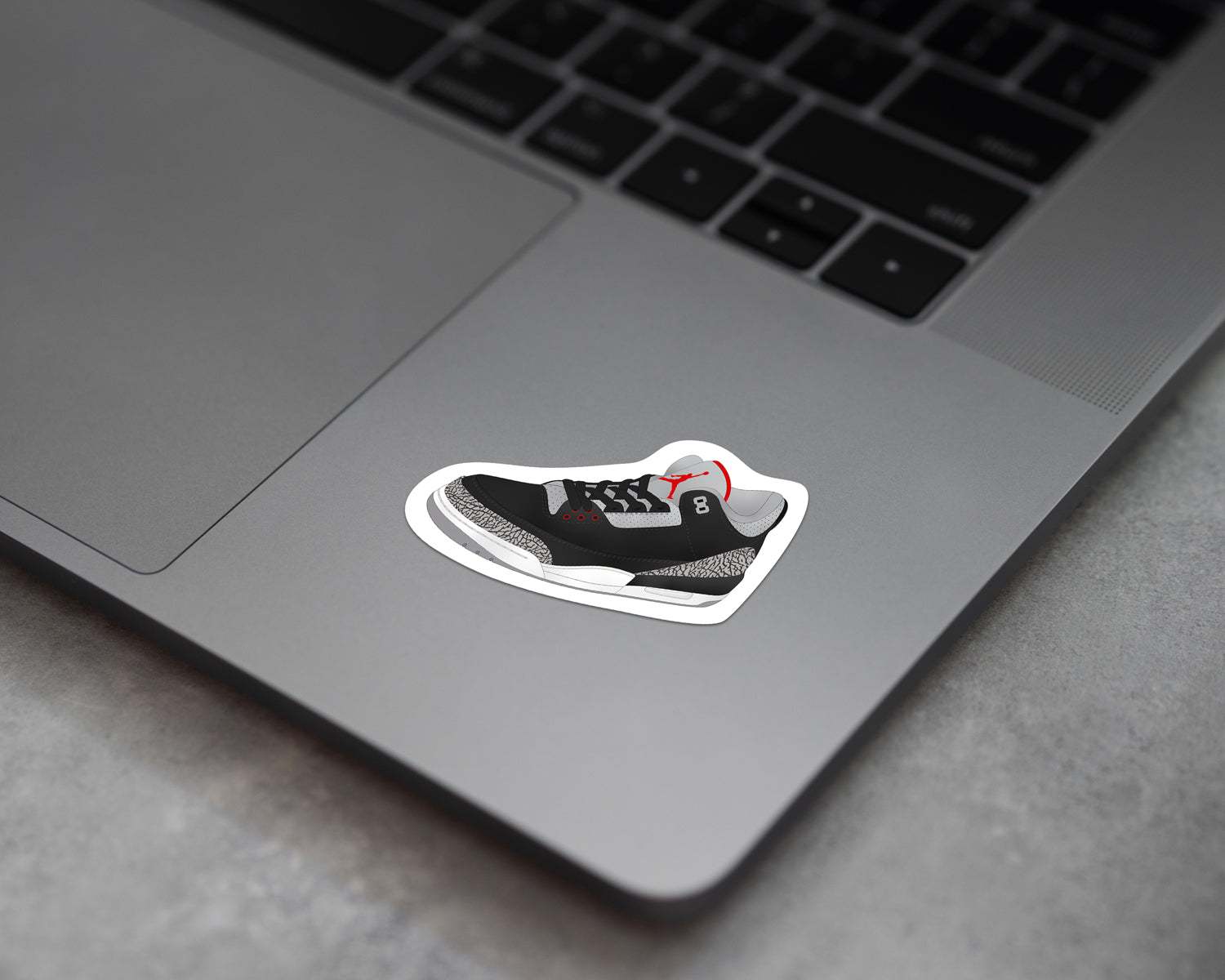 Air Jordan 3 'Black Cement' Sticker
