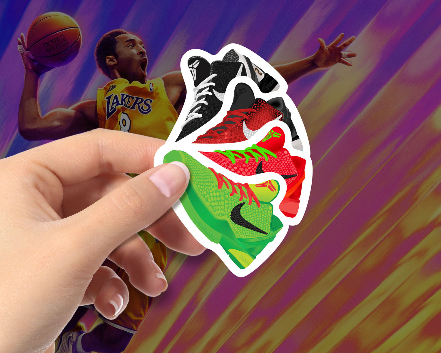 Nike Kobe 6 Sneaker Sticker Pack