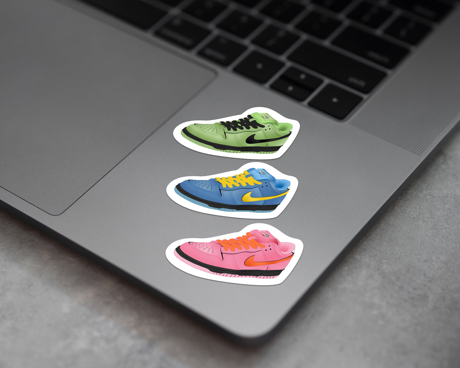 Powerpuff Girls x Nike SB Dunk Low Sticker Pack