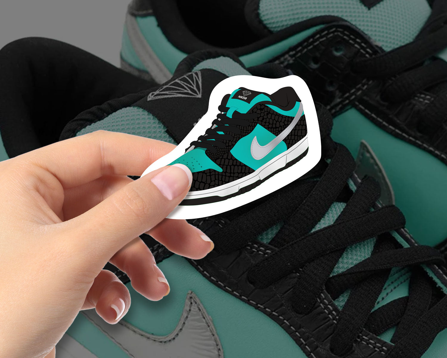 Nike SB Dunk Low 'Tiffany' Sticker