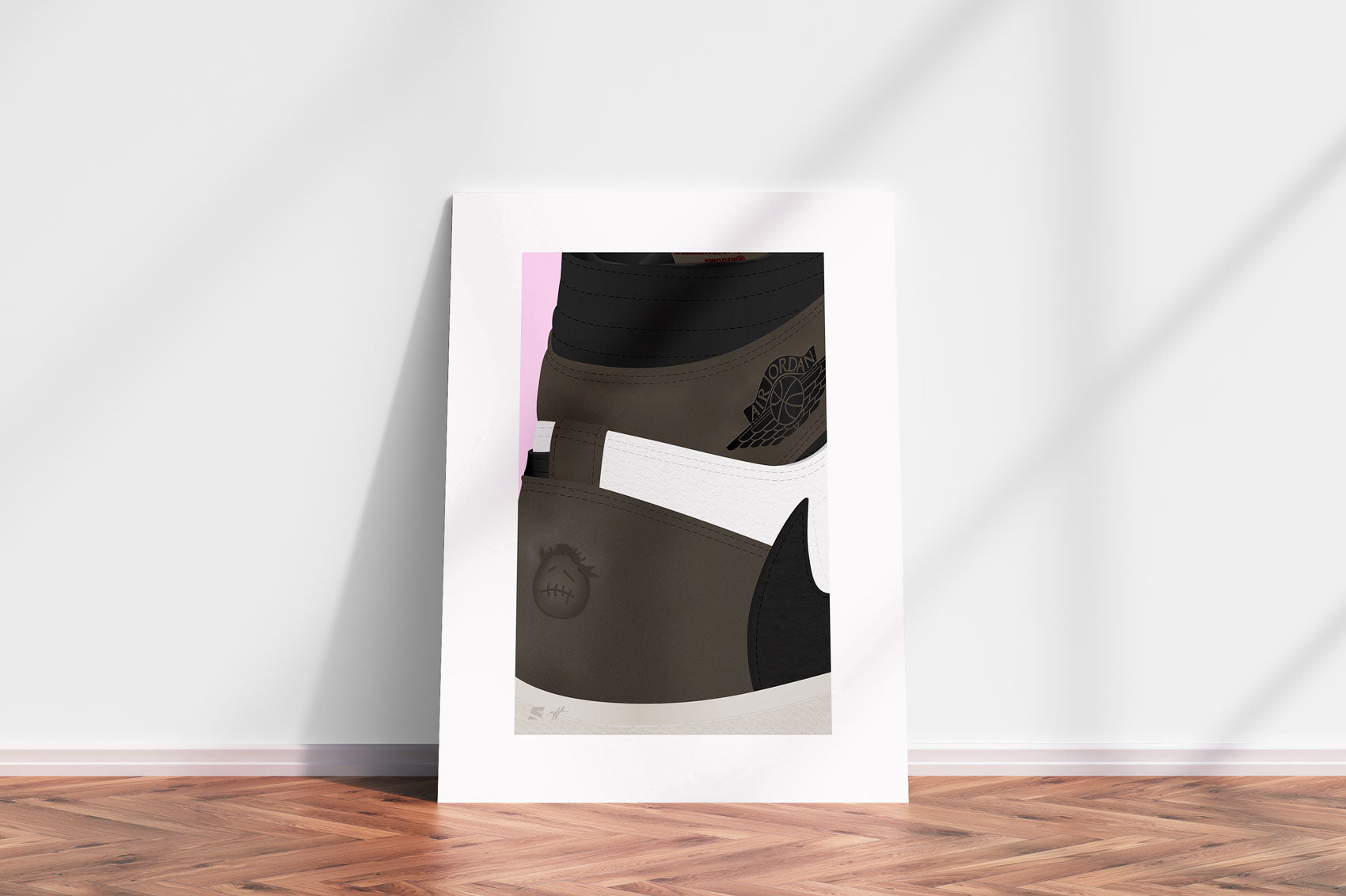 Travis Scott x Air Jordan 1 'Cactus Jack' Poster (Zoom)