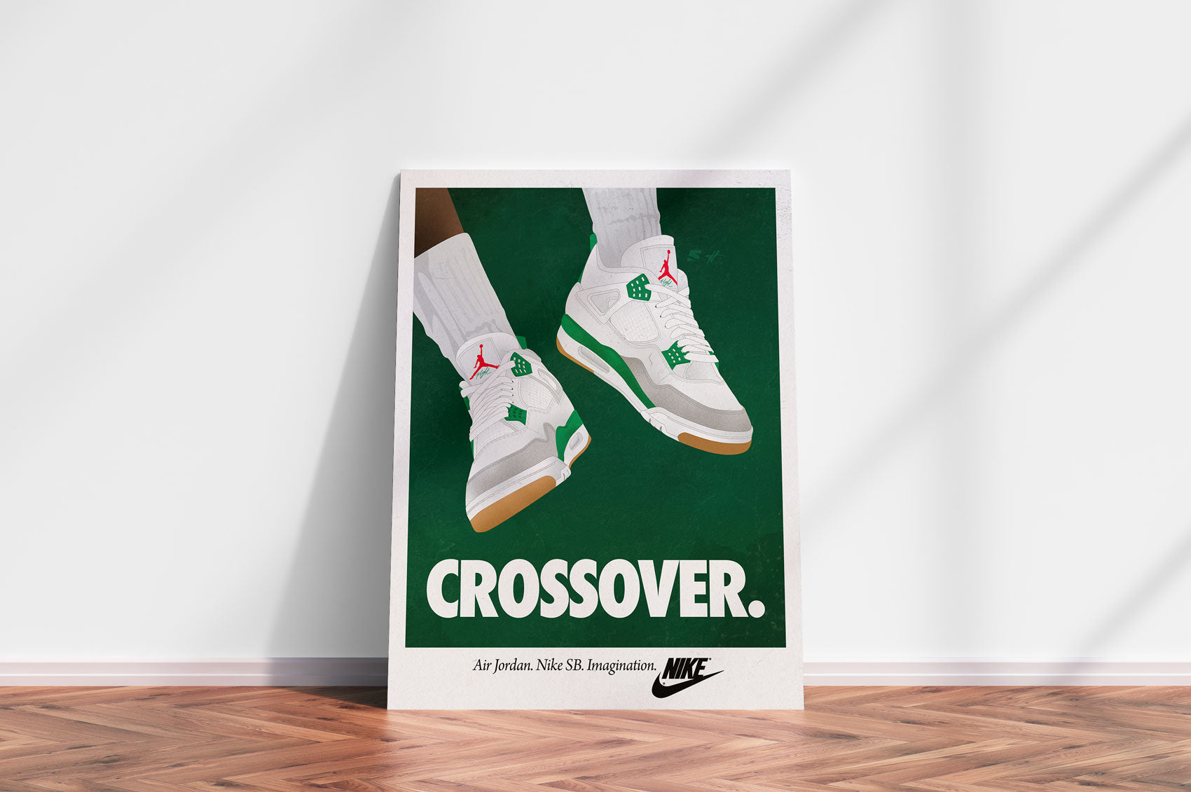 Air Jordan x Nike SB 'Pine Green' Poster1