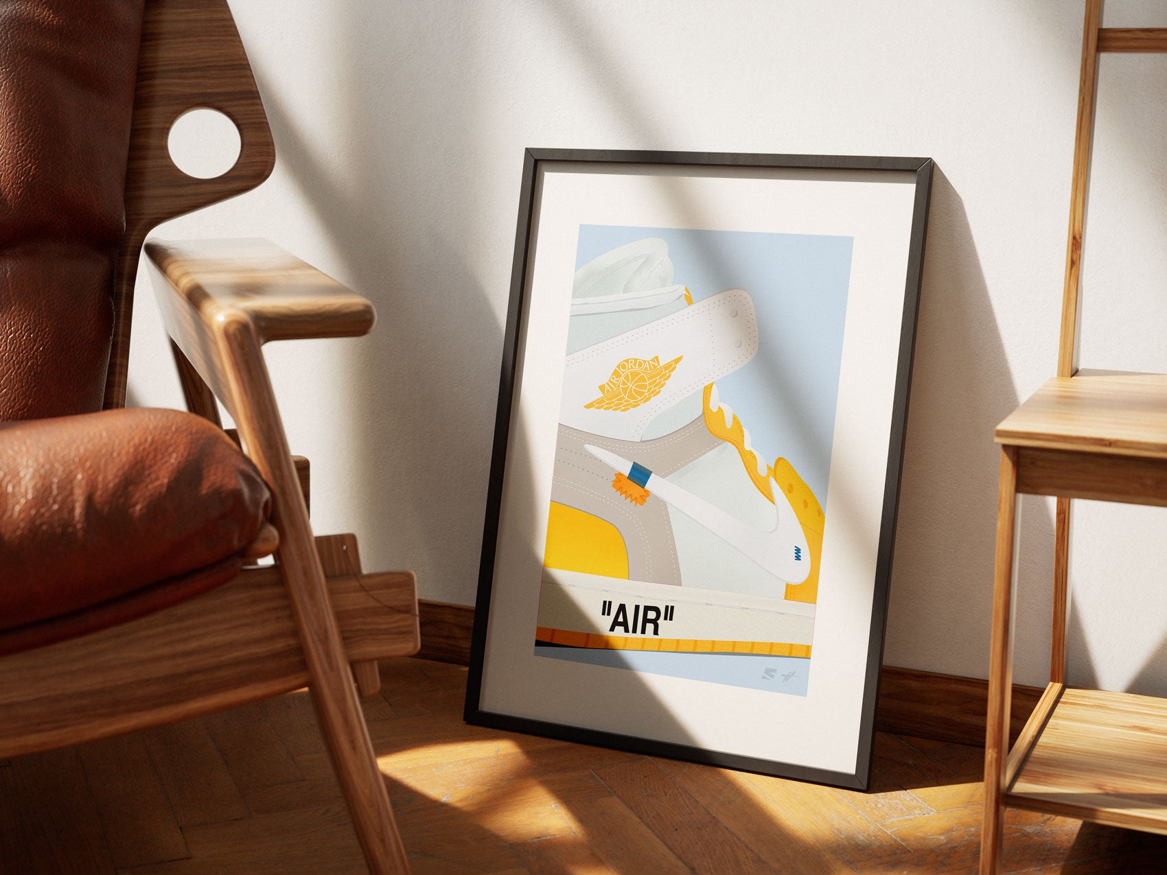 Air Jordan 1 x Off-White 'Canary' Poster (Zoom)