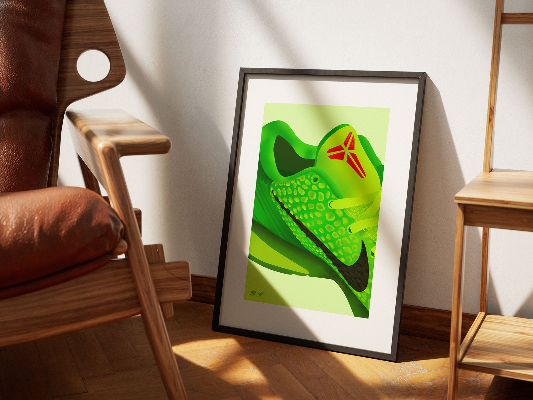 Nike Kobe 6 Protro 'Grinch' Poster (Zoom)