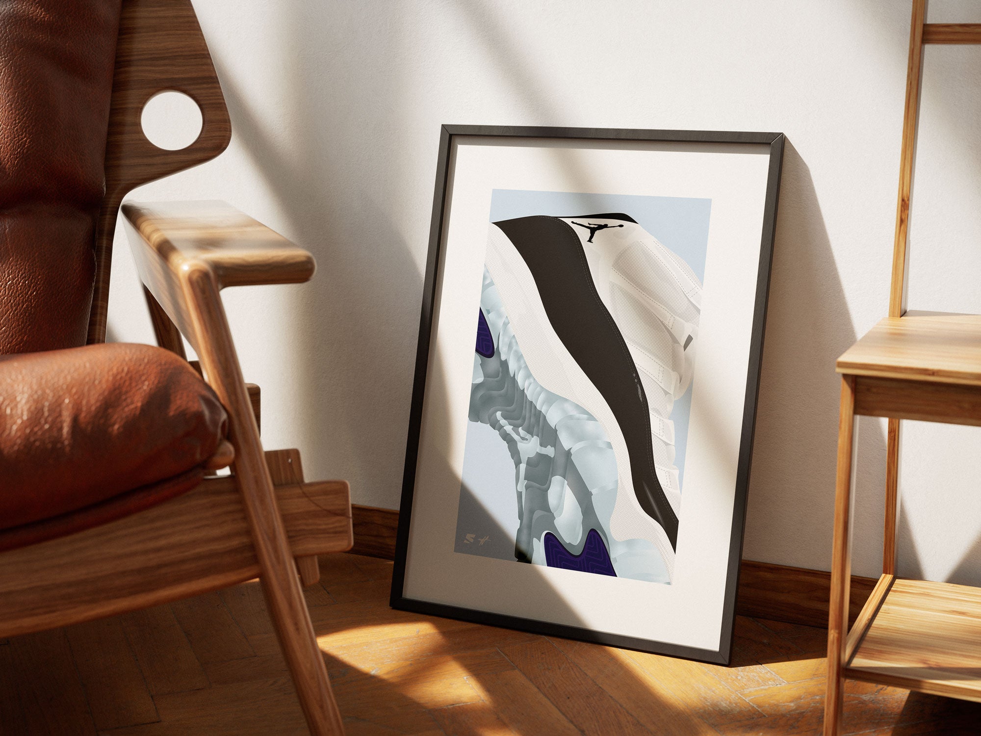 Air Jordan 11 'Concord' Poster (Zoom) - SALE