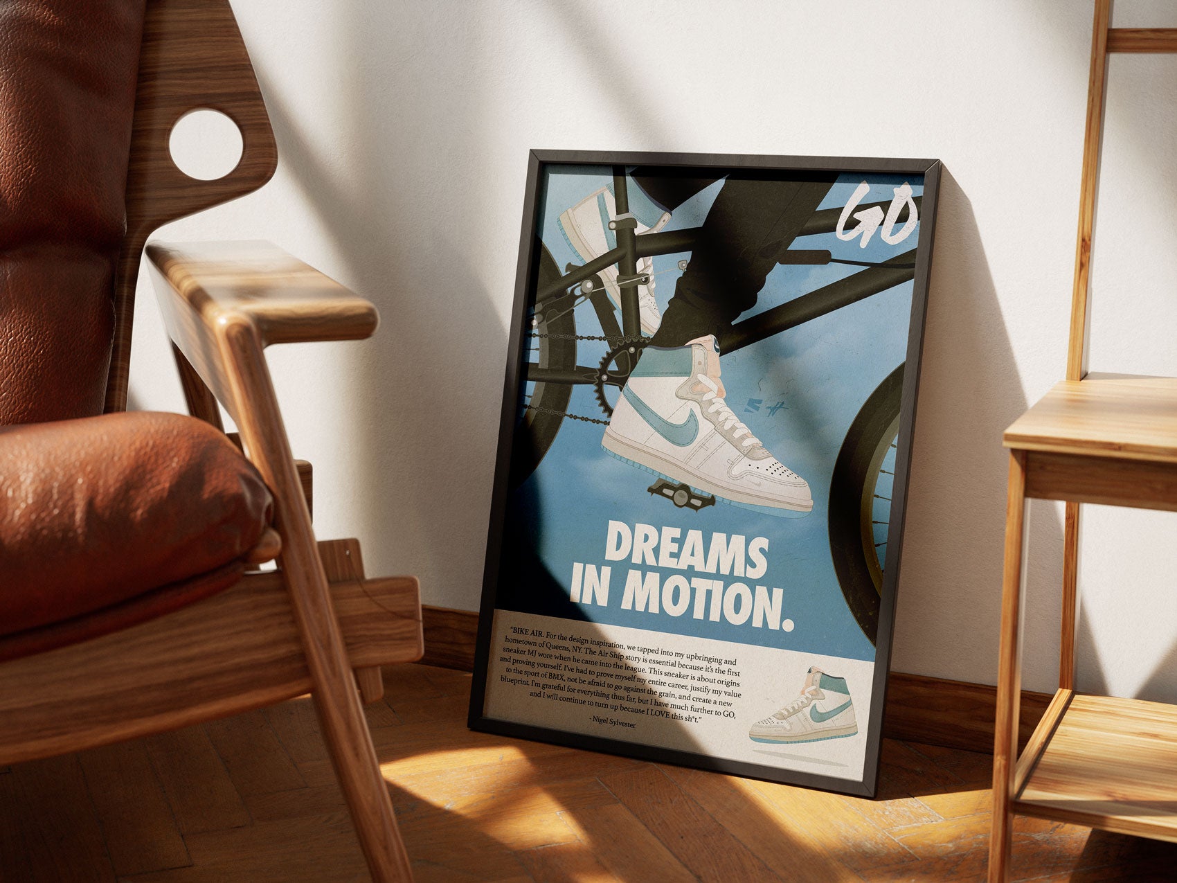 Dreams In Motion - Nigel Sylvester Air Ship Poster