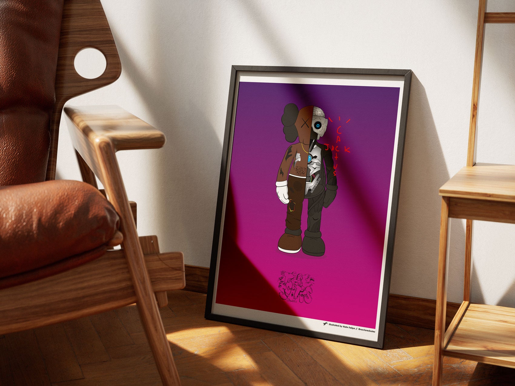 The Scotts - Travis Scott x Kaws Poster