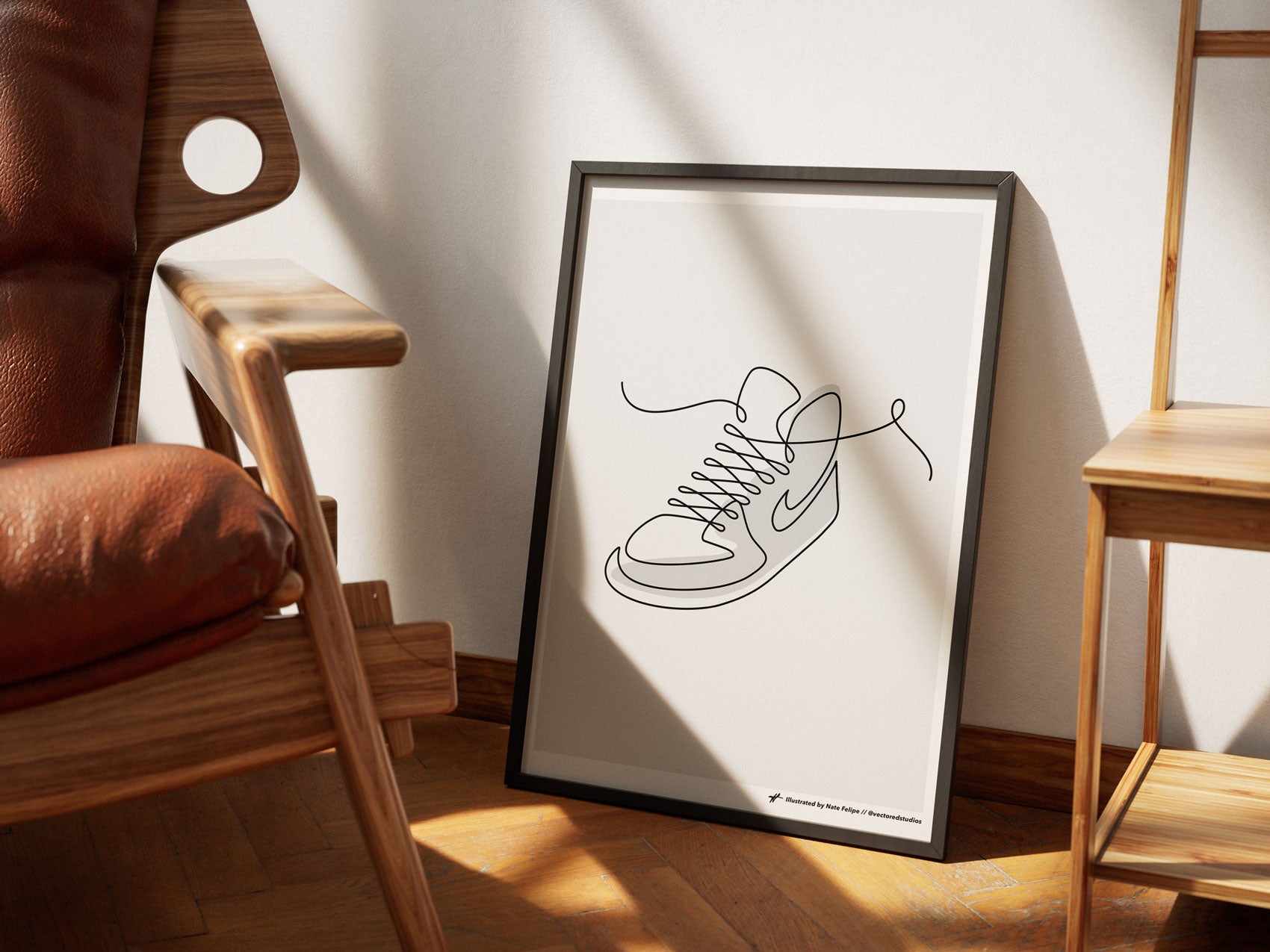 Air Jordan 1 Oneline Poster