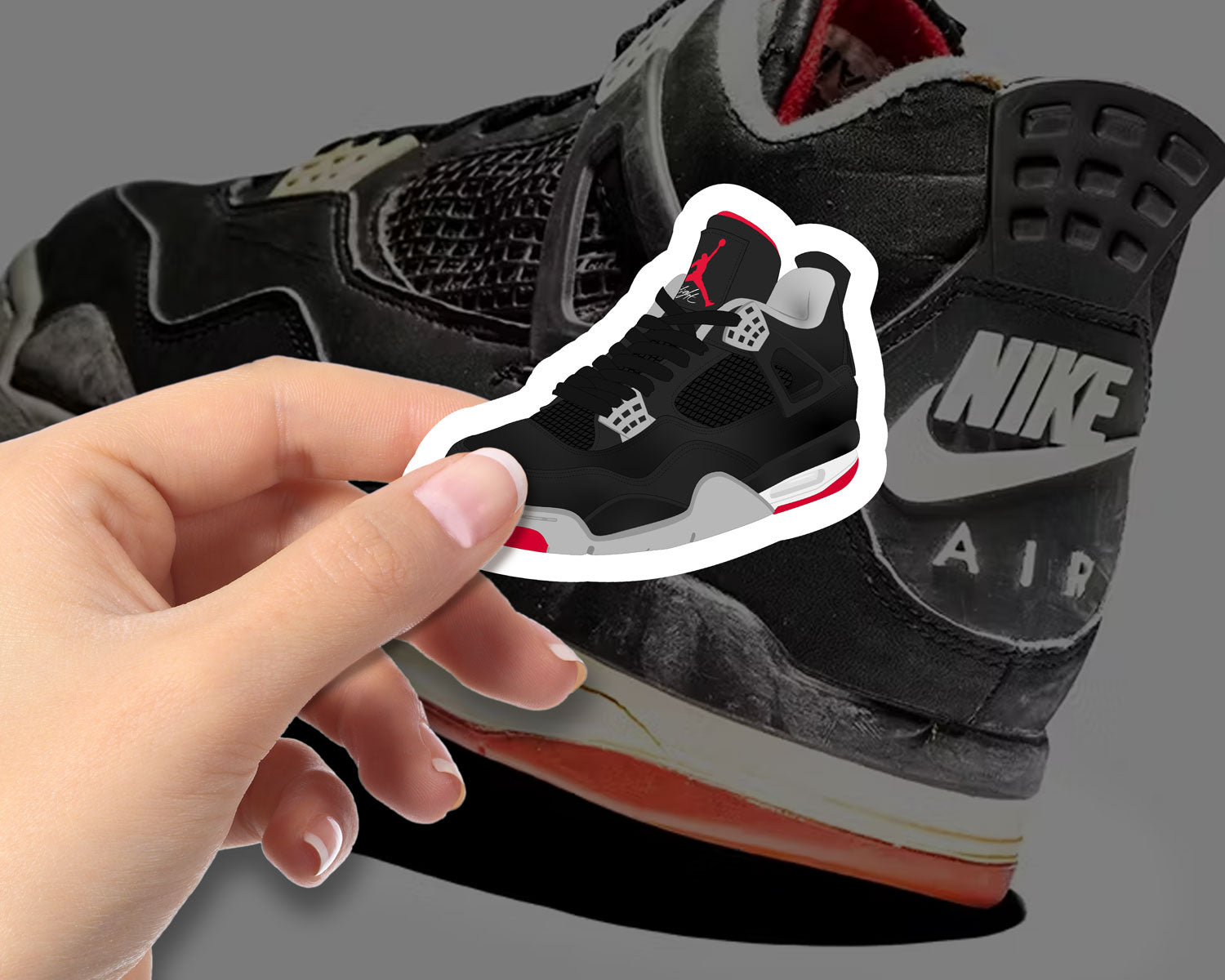 Air Jordan 4 'Bred' Sticker