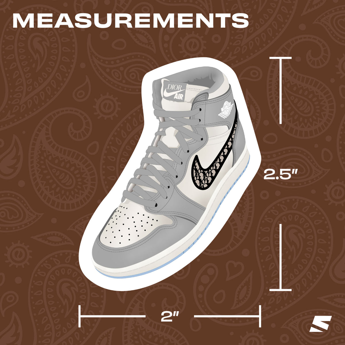 One Inch Jordan Sticker Dior Air Jordan 1 Sticker Pack – Vectored Studios