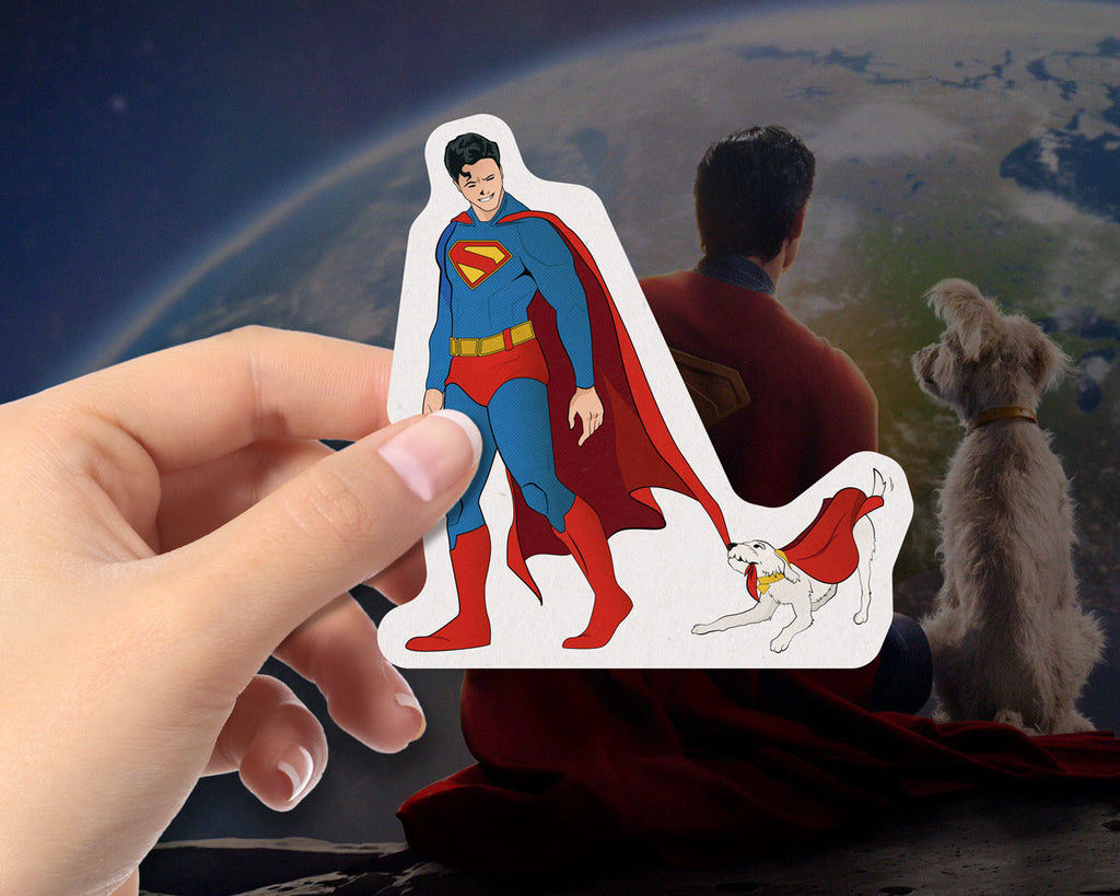 Kindness is the New Punk Rock - Superman & Krypto Sticker – Vectored ...