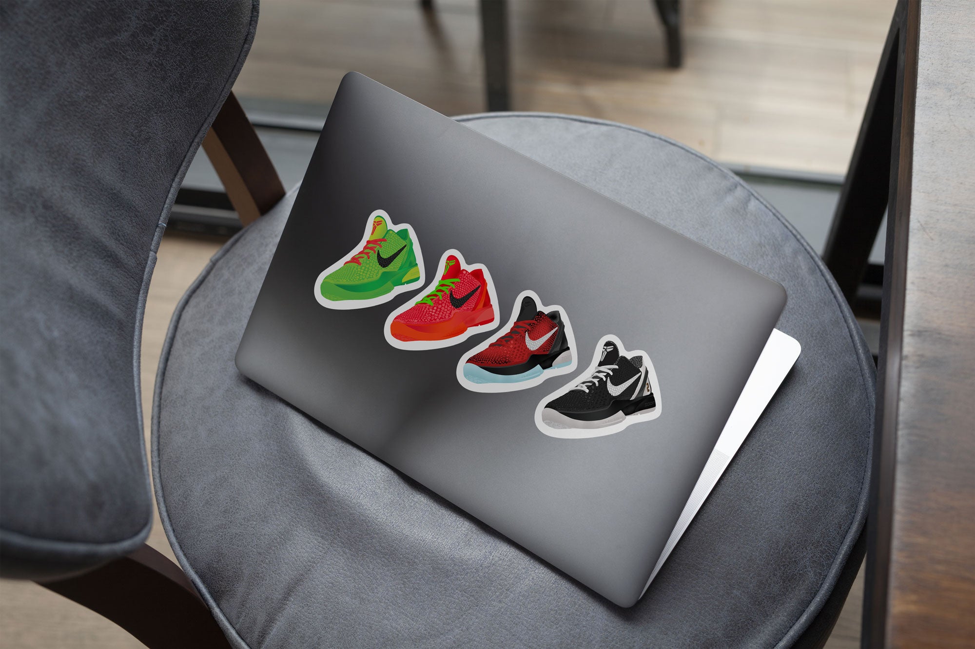 Nike Kobe 6 Sneaker Sticker Pack - Grinch, Reverse Grinch, Mambacita, All-Star