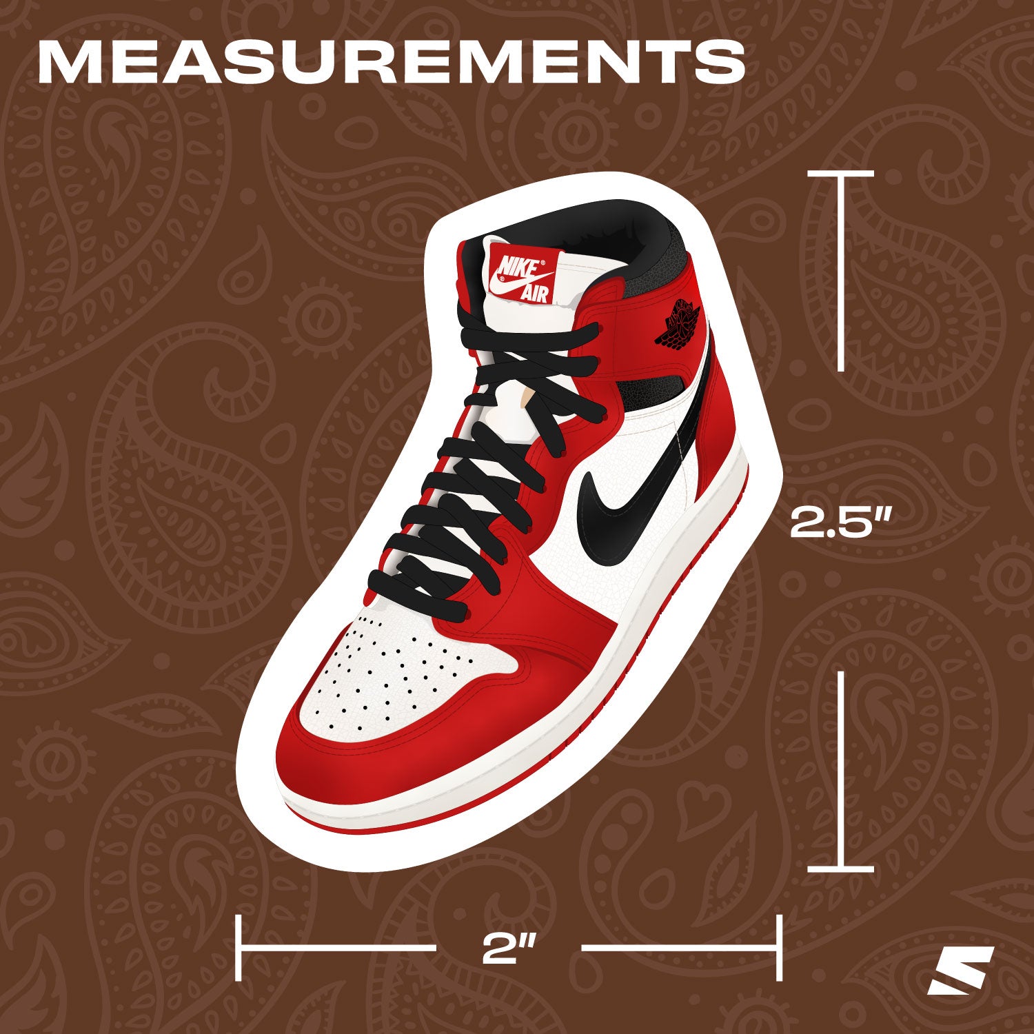 Air Jordan 1 Chicago 'Lost and Found' Sticker