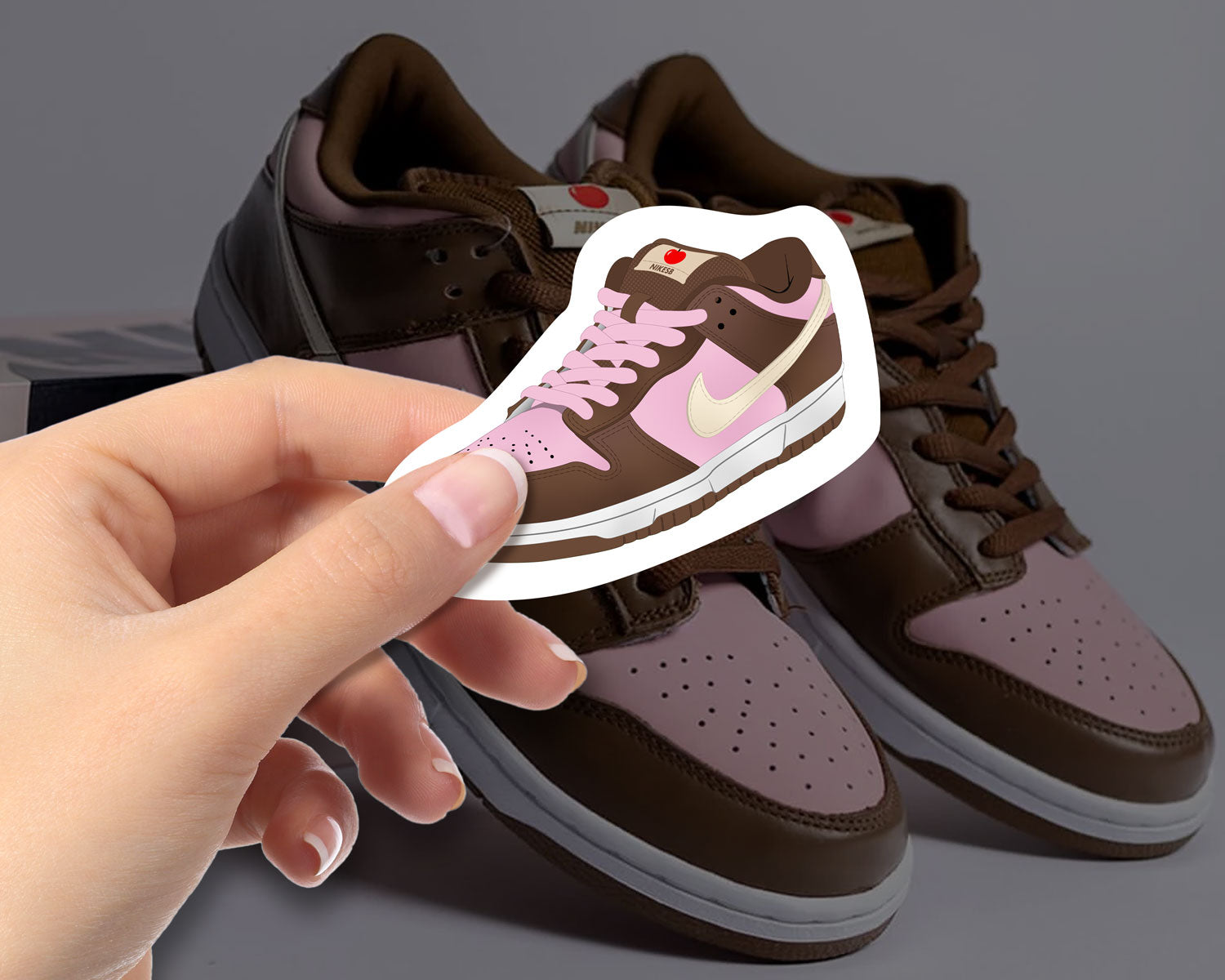 Stussy Nike SB Dunk Low 'Cherry' Sticker