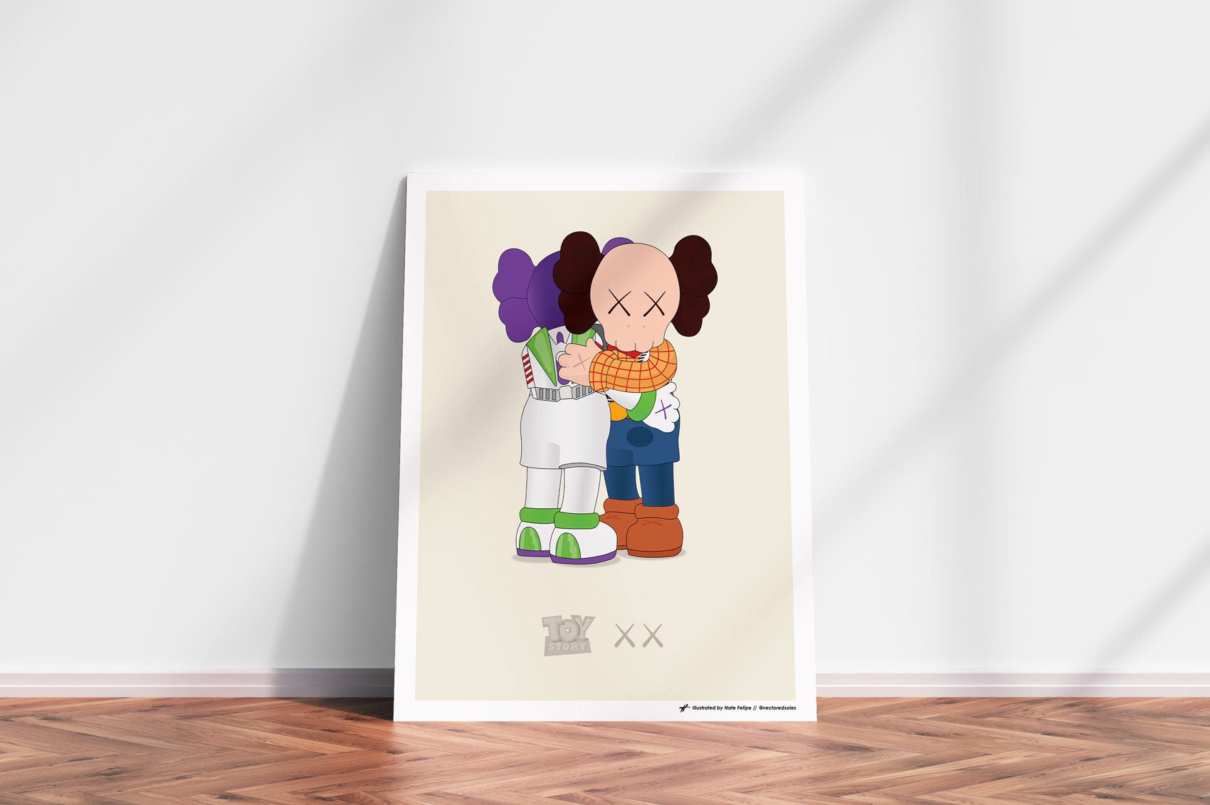 You've Got A Friend In Me - Toy Story x Kaws Poster