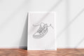 Air Jordan 1 Oneline Poster