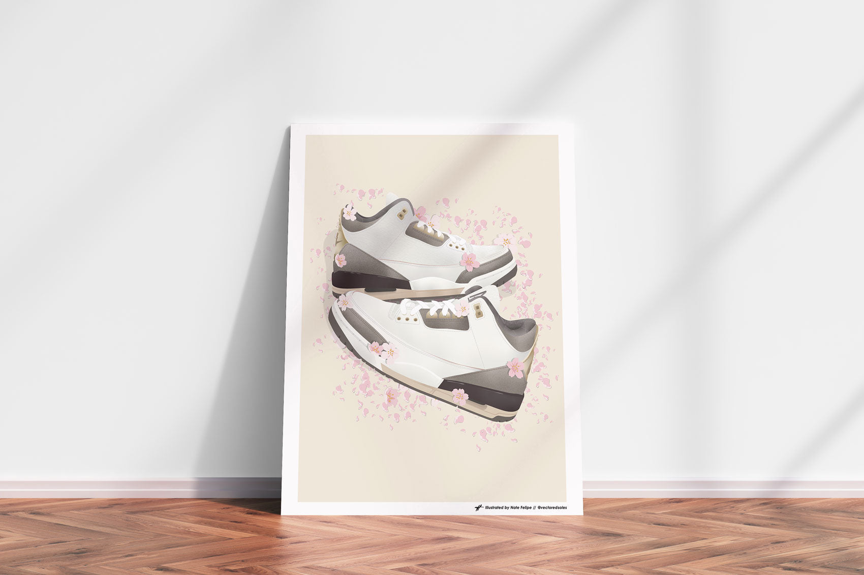 A Ma Maniére Air Jordan 3 'Raised by Women' Poster (Sakura) - SALE