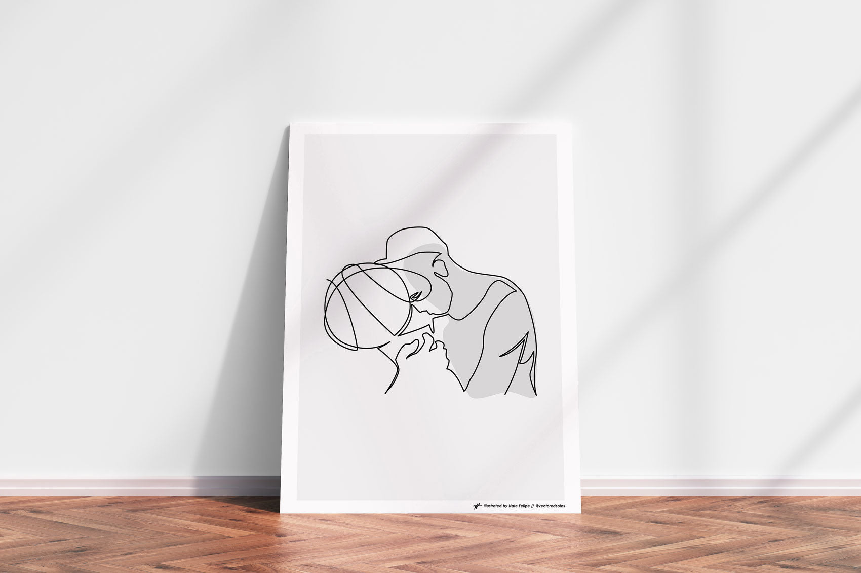 Michael Jordan Oneline Poster - SALE