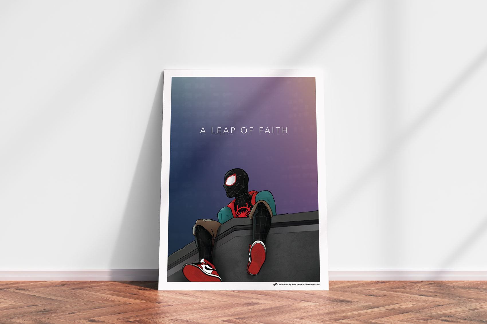 Spider-Man Miles Morales Poster - A Leap of Faith