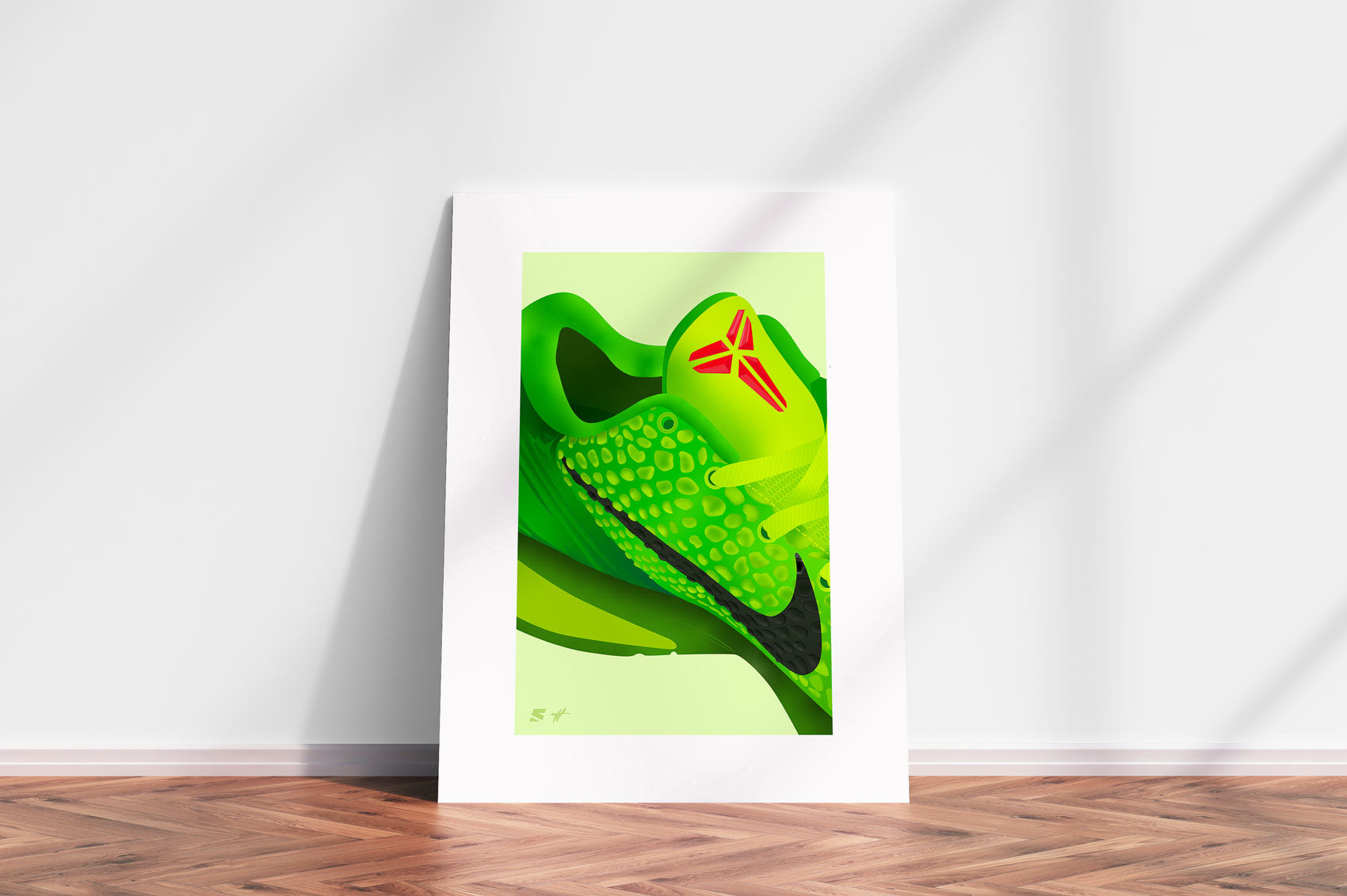 Nike Kobe 6 Protro 'Grinch' Poster (Zoom)