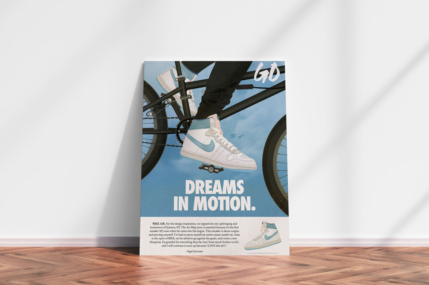 Dreams In Motion - Nigel Sylvester Air Ship Poster