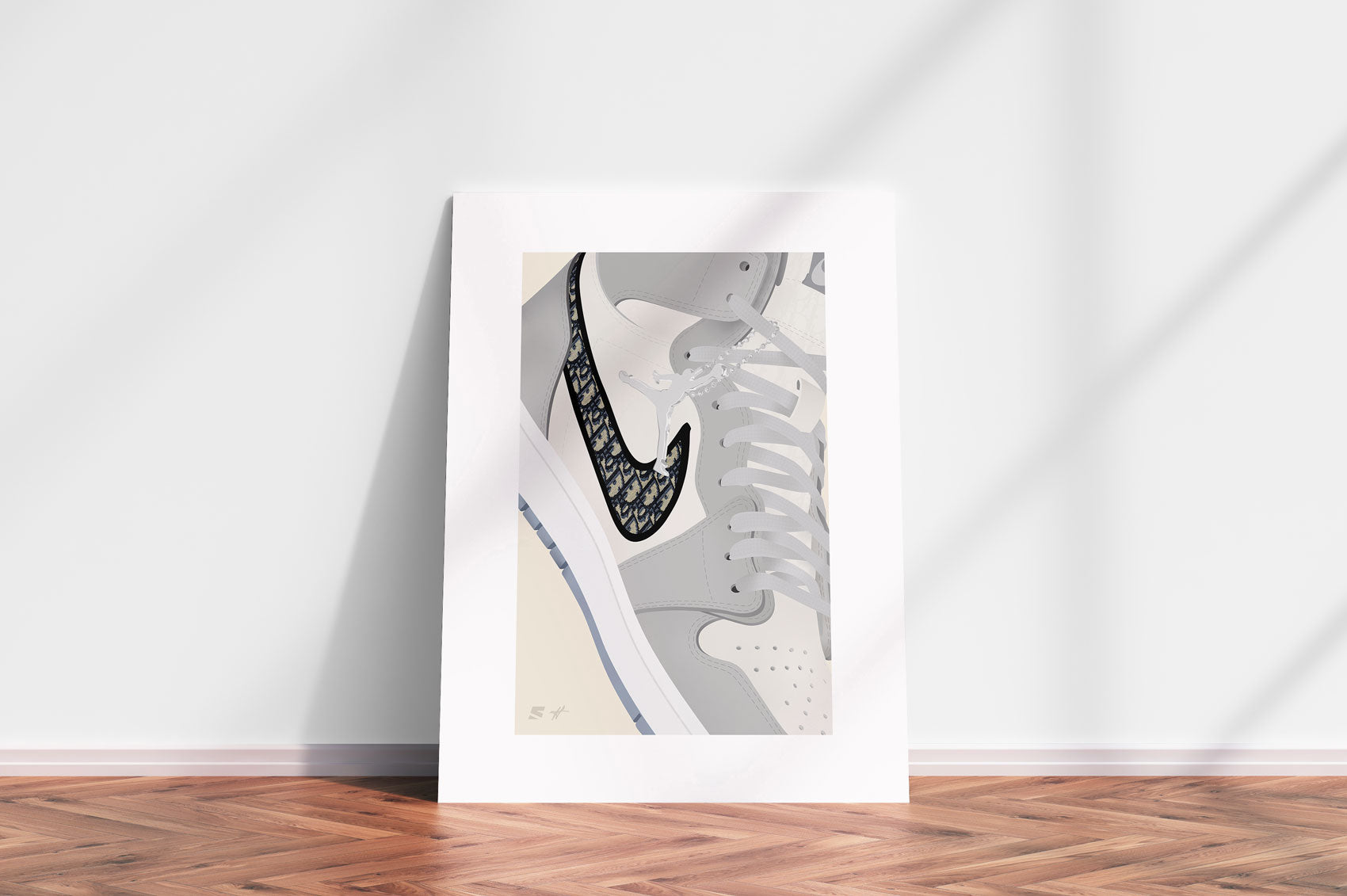 Dior x Air Jordan 1 Poster (Zoom)