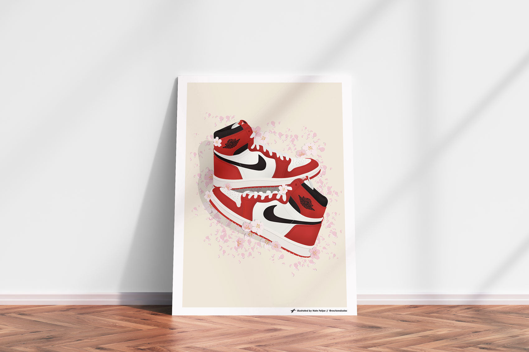 Air Jordan 1 'Chicago' Poster (Sakura) - SALE