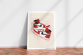 Air Jordan 1 'Chicago' Poster (Sakura) - SALE