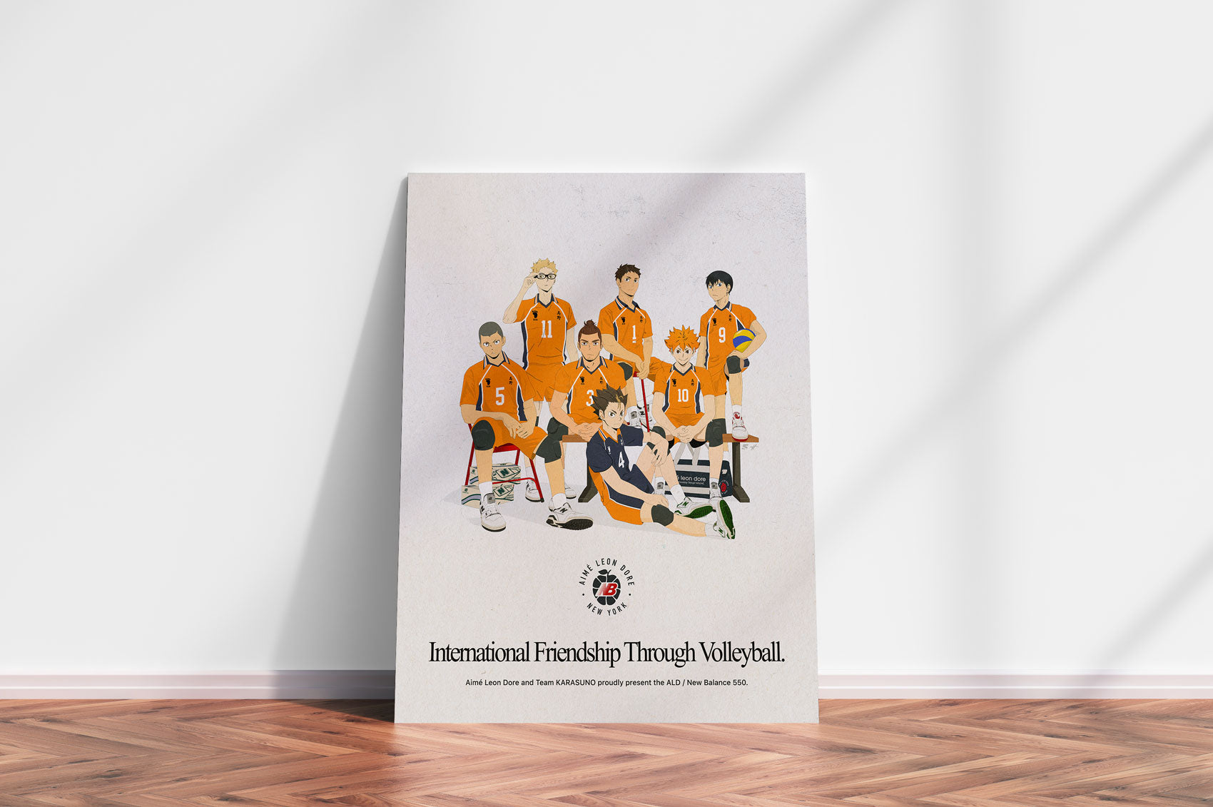 International Friendship Through Volleyball - Aimé Leon Dore x New Balance x Haikyuu Poster