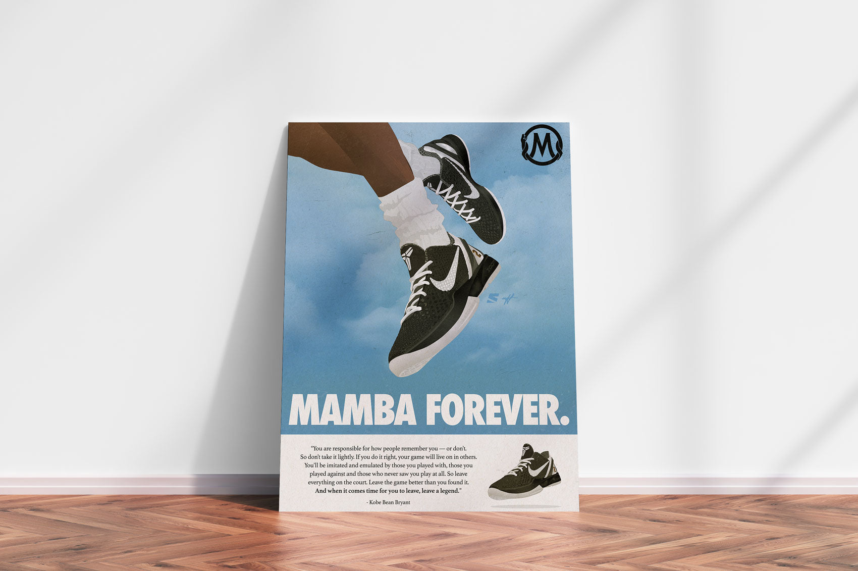 Nike Kobe 6 Mambacita Sweet 16 Poster - Mamba Forever