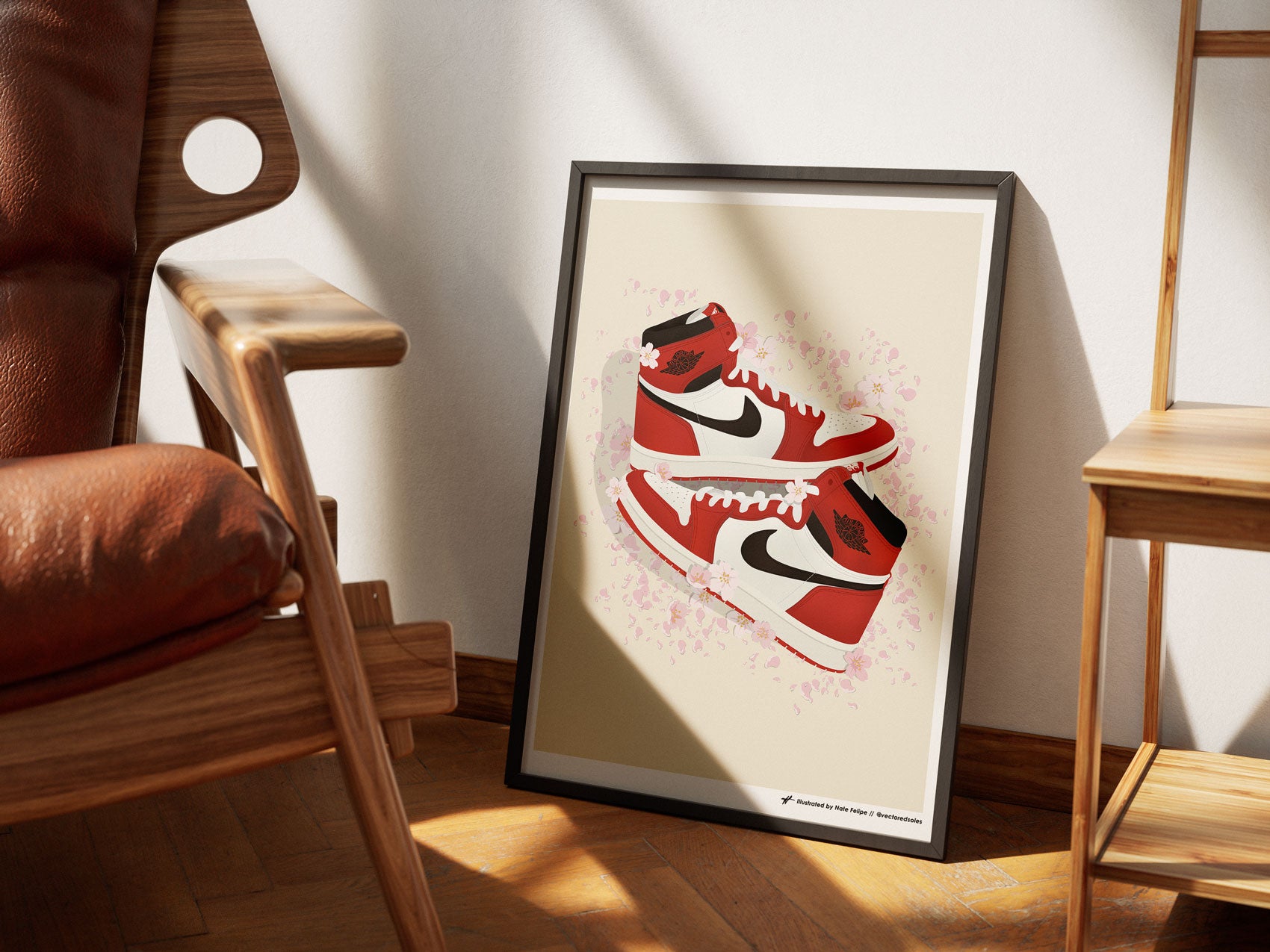 Air Jordan 1 'Chicago' Poster (Sakura) - SALE