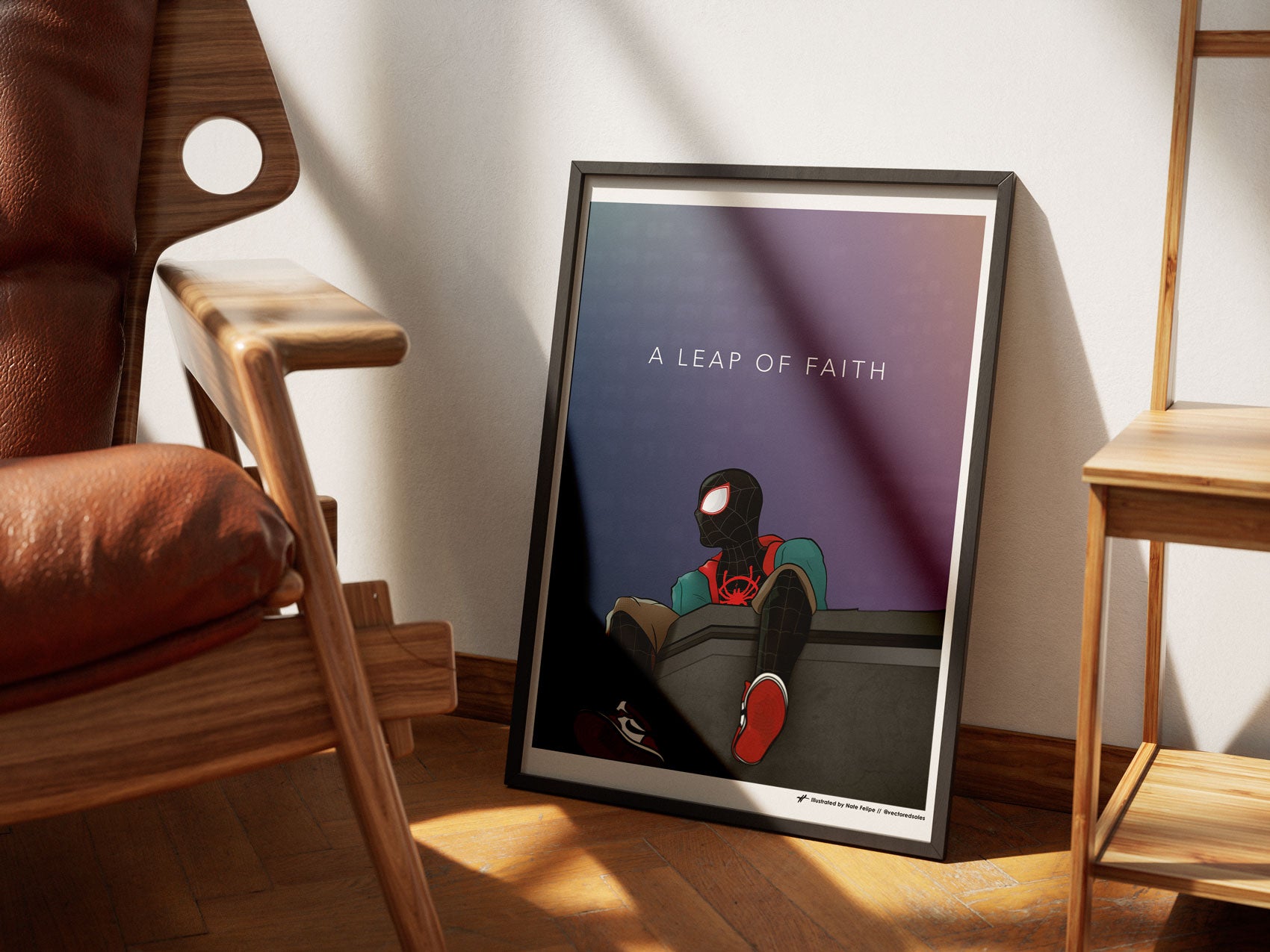Spider-Man Miles Morales Poster - A Leap of Faith