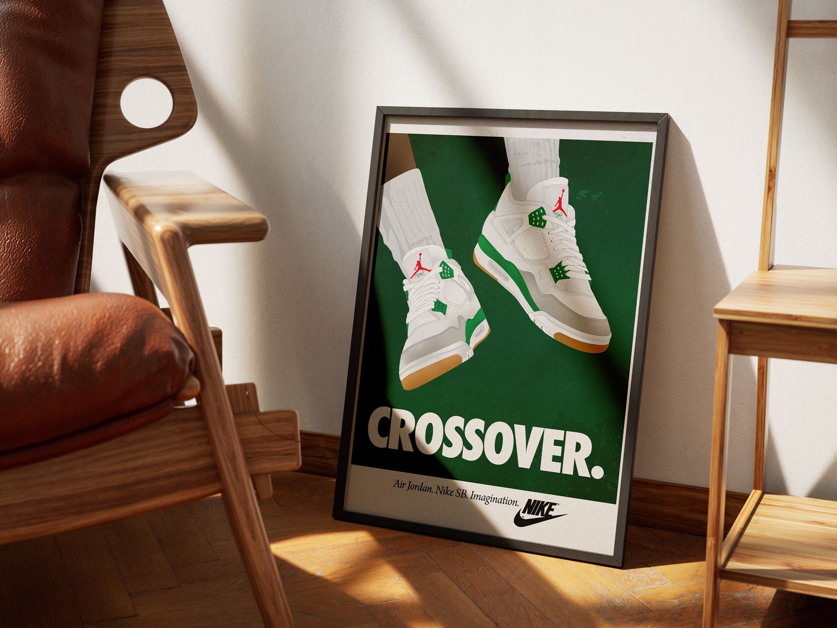 Air Jordan 4 x Nike SB 'Pine Green' Poster