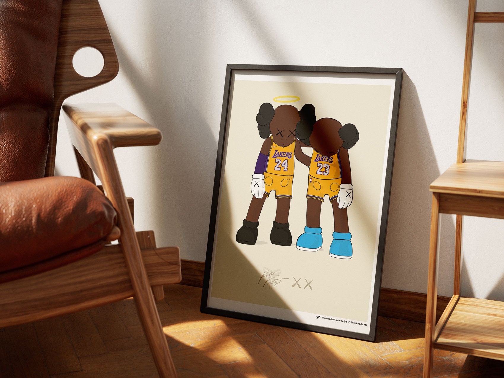 Continuing to Move the Game Forward - Kaws x Kobe Bryant Poster