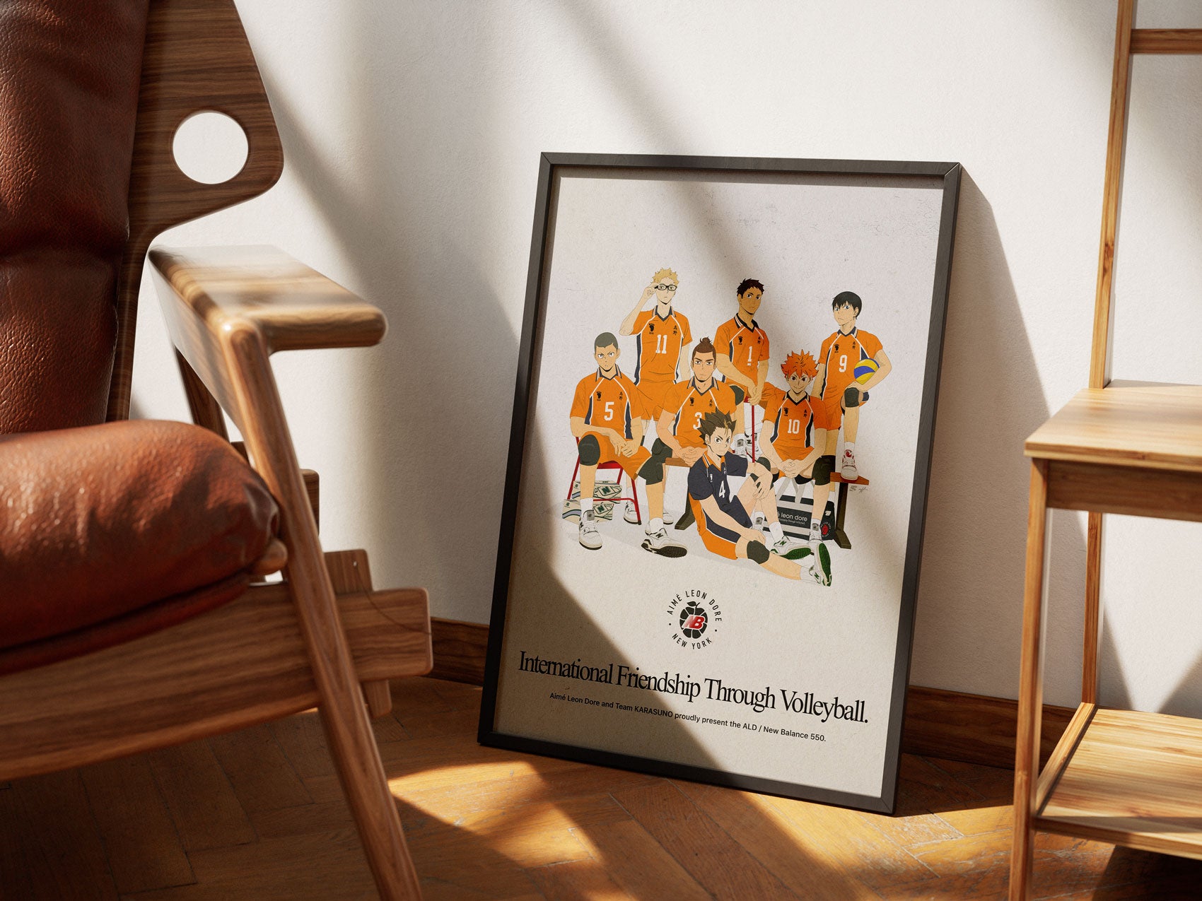 International Friendship Through Volleyball - Aimé Leon Dore x New Balance x Haikyuu Poster