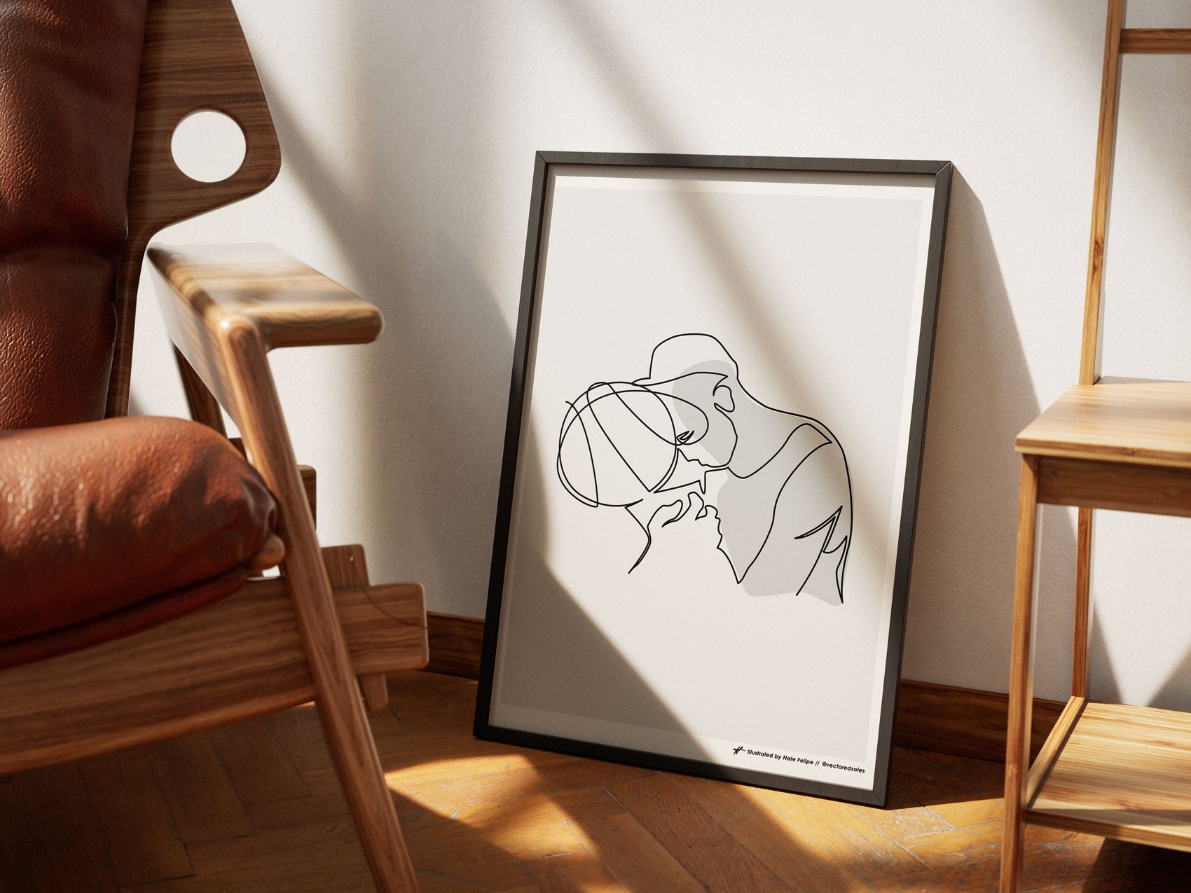 Michael Jordan Oneline Poster - SALE