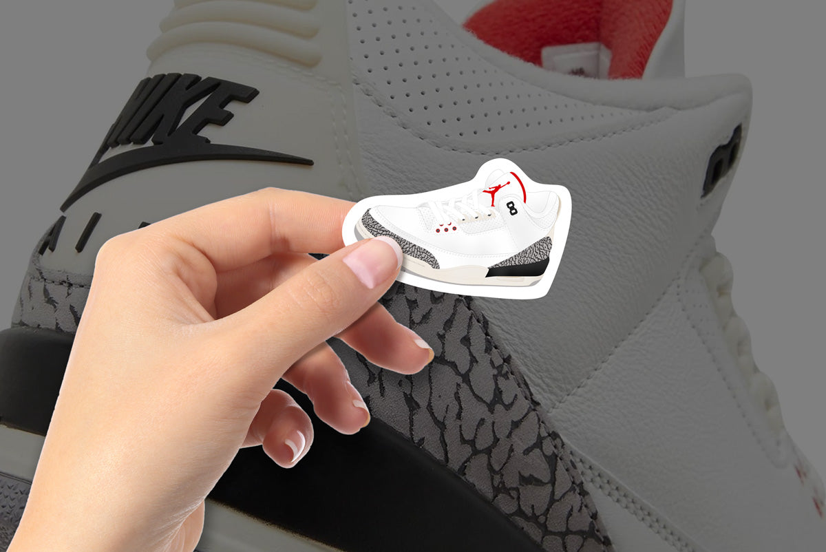 Air Jordan 3 White Cement 'Reimagined' Sticker