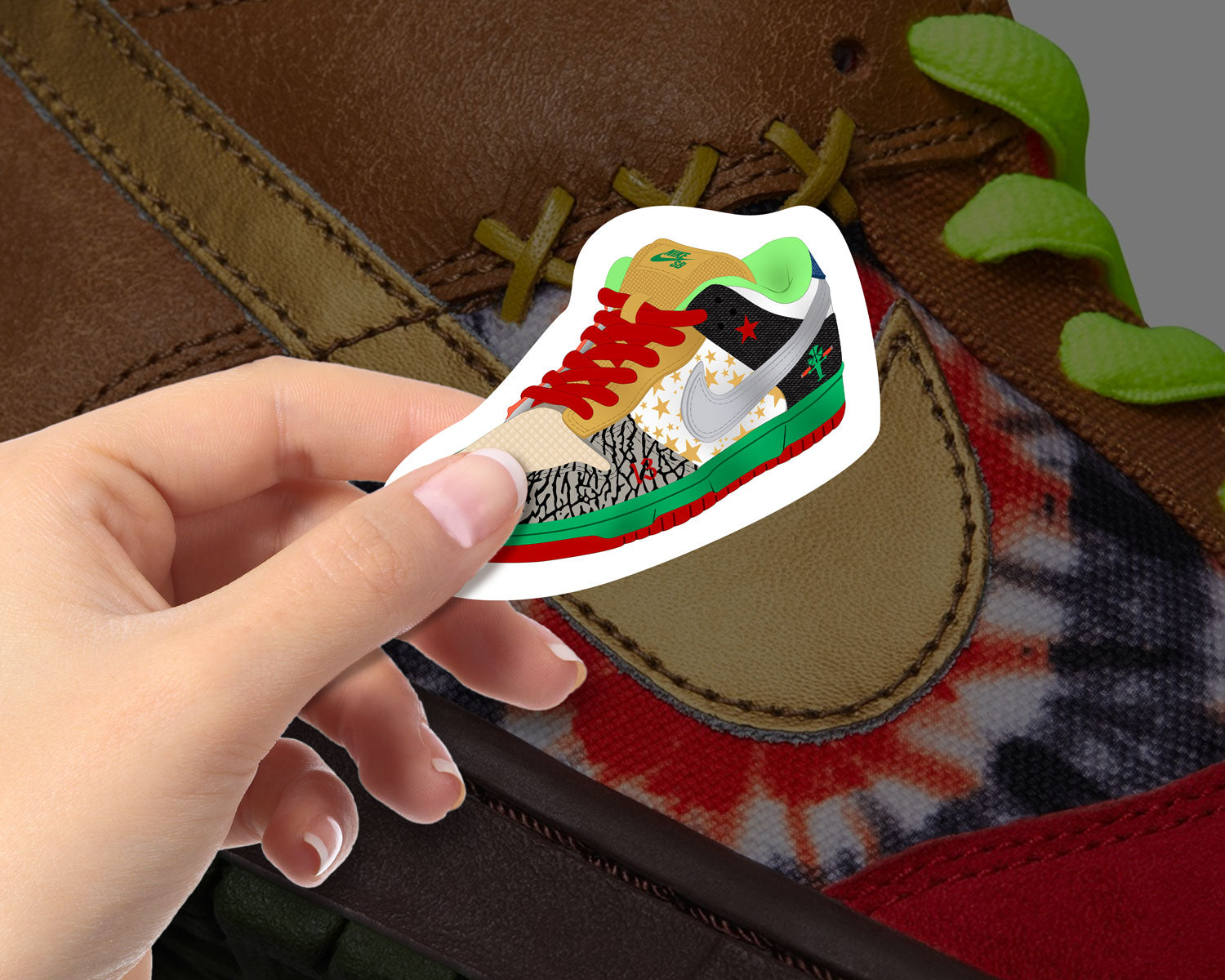 Nike SB Dunk Low 'What The (2007)' Sticker