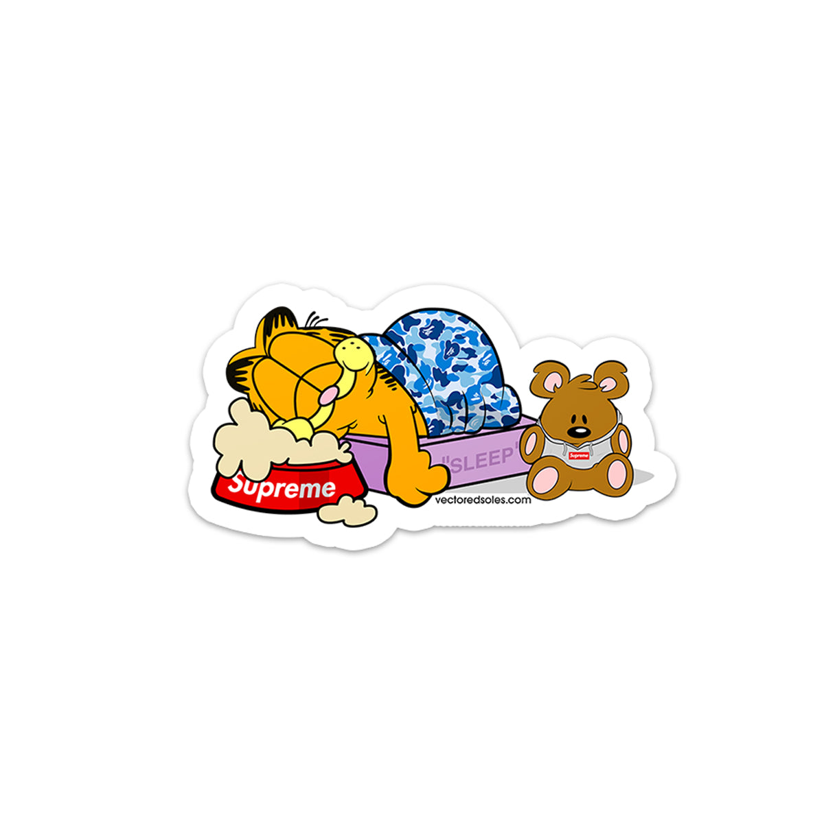 Garfield's Hypenap Sticker